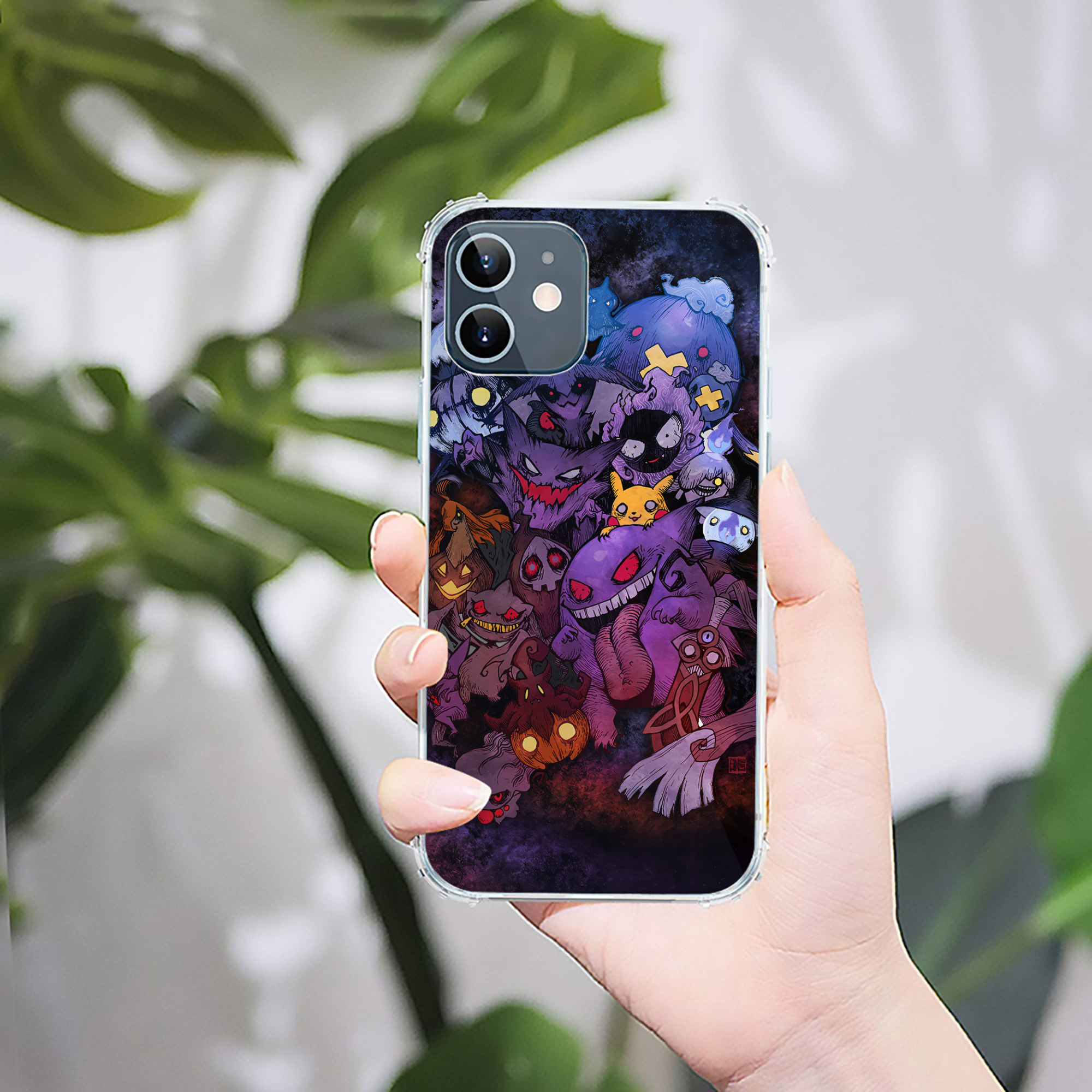 （画像用） ポケットモンスター Pokémon 【iPhone 12シリーズ対応】透明スマホケース（クリアソフトケース）